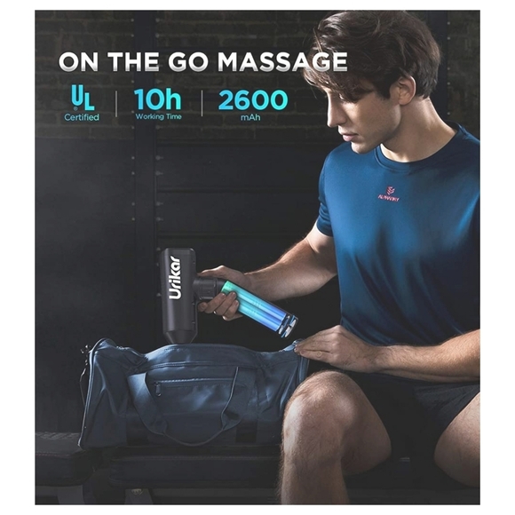 Urikar Pro 3 Massage Gun, Portable Deep Tissue Mus - Picture 6 of 6